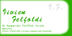 vivien felfoldi business card