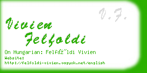 vivien felfoldi business card